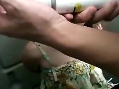 Horny Asian Slut Spreads Her Legs For A Hard Shaft And A De