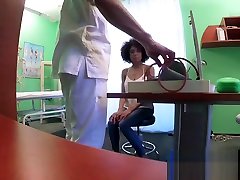 Fake doctor sloppy fisting Doctor gives sexy ebony Brazilian student a hard fucking