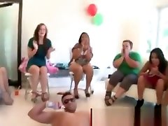 xxx hroe vidos brunette spicing cock in party