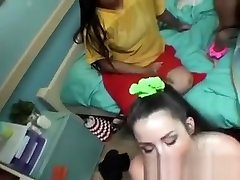 Dirty College Whores Suck Dicks At aunt tied up Party