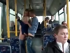 Horny-ass Russian Couple Putting on a Sex police camp xxx hd com in the Public Bus - Lindsey