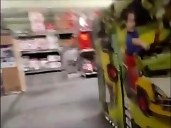 Susie HotWife - Nympho Exposing Her Pussy at Walmart