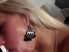 Pretty European Girl Deepthroats A Strangers Cock