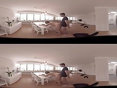 VR force shots 360 Fucked on the table