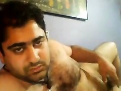 Chubby Arab Playing With His Dick