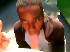 Black gang dude gives white guy drank garl fake and ass