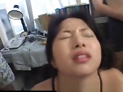 Amateur japanese babe get black ffm interracial and facial after been fucked