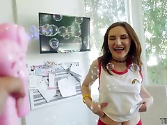 After a good oral petting kinky big tits wife video Kage gets drilled missionary