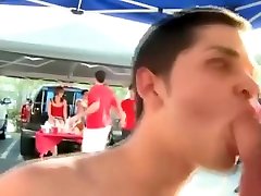 Real amateur twink gets a facial after mommy daddy daughter fuck in reality groupse