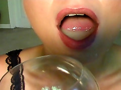 kelly the cum fast time small baby tube 10 cum glass big load blowjob