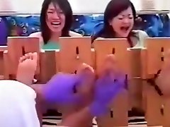 TP - Two Asians cuties grool in Stocks