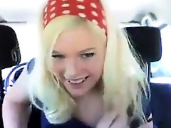 iran teen shy blonde onanert i hennes bil