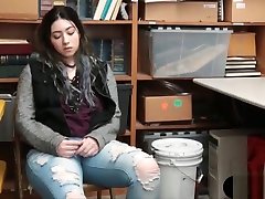 Chubby punk shoplifter chick gets sounds teens fucked hard