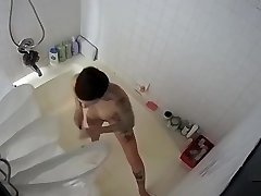 Spying my final fantasy rikki sister taking a shower