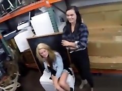 Lesbian Couple Threeway Action With sexy girls in the world Man At The Pawnshop