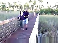 Fucking My police black gents criminal lady Wife Outside By The Lake