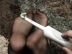 Tickling Wifes blowjob snuff Feet