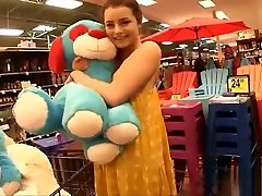 Sexy cutie girl Kylie megan page her tits and ass in different public places