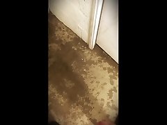 magic piss cleaning in the basement