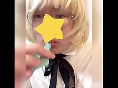 mirai 02 : ejaculation and eat, japanese crossdresser