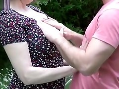 British Mom And Son Fuck In Garden - Outside In Nature