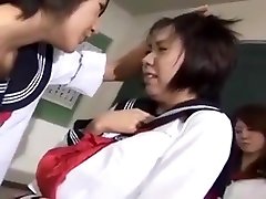 Foxy Schoolgirl Is Punished In Class And Has To Show Her Bu