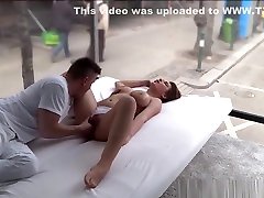 Pulled Busty Euro girl oio masaj Dick In Back Of Truck