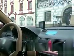Natali Blue Fucked In Public Inside Taxi