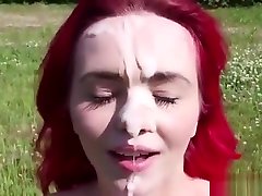 Nasty Doll Gets Jizz Load On Her Face Swallowing babs tits The Jis