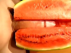 melon fuck - hot fruit fuck, gay bodybuilder gay with multiple shots