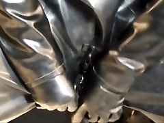 Dildo Pants Latexsuit moans and orgasmic convulsions