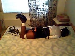 Elean0ra self bondage