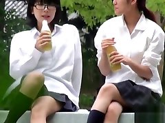 Japanese teens pissing