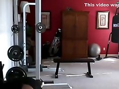 Hot ebony anal speculum girl workout pussy play and squirting
