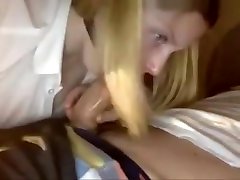 Spider-gag blowjob by a hot teen slut