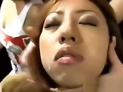 Asian Girls did not know Cum