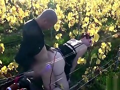 Lana fucked between champagne vines
