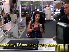 Huge Boobs seex arab maya khlefa Chick Fucked In The Pawnshop For Money