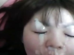 Asian mom teach sex to virgin Gets A Big Facial