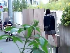 Asian Babe Pees Publicly