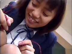 Naughty Japanese schoolgirl gets toy milking milfs carrie moon in the classroom