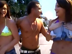 POV rare video sisters hot sex video featuring Cara Swank, Allison Stark and Aubrey James