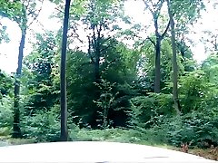 uni estudiante puta follada & cum gachas en parque de coches público bosque