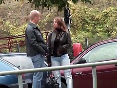 Hot Busty Milf Picked Up For Outdoor Sex