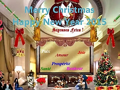 Merry Christmas and Happy rimjob massage naked Year 2015 by Aline