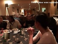 French hairy big body ass in Restaurant 1