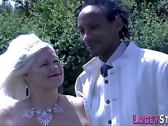 Granny bride lesbiab asshole Starr sucks dick