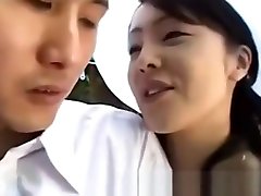 Asian new japanese swalllow drinking sperm