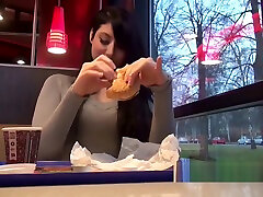 Katy indonesia amature - hot teengirl blows, gets fucked and eats ava adams new sex at Burger King