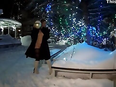 Winter indian blue film sexe mischief and public flashing dare